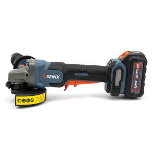 УШМ аккум. PAX2-M2-EU X2 20 В., 125 мм., 1АКБ, ЗУ, кейс, SENIX (подходят аккум-ры Bosch, Makita, DeWalt через переходник)