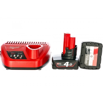 Энергокомплект M12 NRG-402 Li-Ion 4Ач Milwaukee Энергокомплект M12 NRG-402 Li-Ion 4Ач Milwaukee