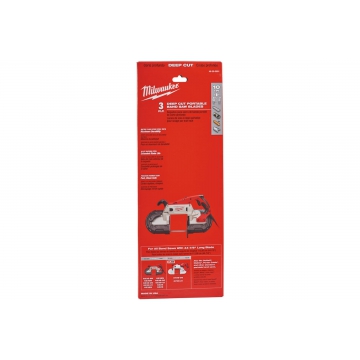 Полотно по металлу Milwaukee 48390501 Полотно по металлу (3 шт; 1140 мм; 10TPI) для ленточной пилы Milwaukee 48390501