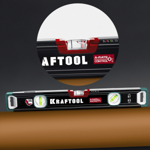 Уровень сверхпрочный с зеркальным глазком A-Rate Control 400 мм, KRAFTOOL