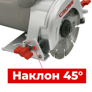 Алмазная пила-плиткорез Crown CT15228-125Т-W