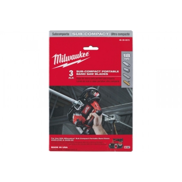 Полотно Milwaukee 48390572 Полотно (3 шт; 687 мм; 18TPI) для ленточной пилы Milwaukee 48390572