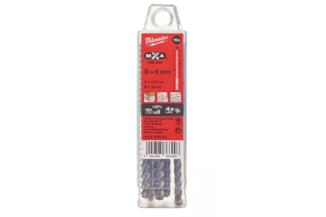 Бур SDS+ MX4 Milwaukee Бур SDS+ MX4 (6х115 мм, 10 шт.) Milwaukee