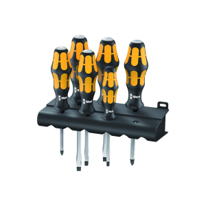 Набор отвёрток силовых с подставкой Kraftform 932/6, (пр. 6), WERA
