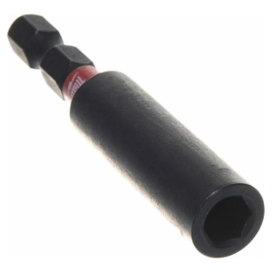 Держатель для бит магнитный с фиксатором Shockwave 60 мм. хвостовик HEX 1/4 Milwaukee 4932352406