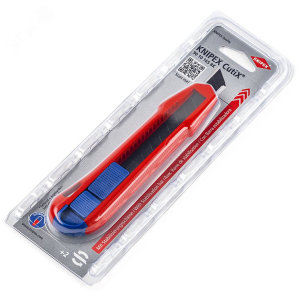 Нож универсальный CutiX 165 мм. для стандарт. лезвий на 18 мм, Knipex KN-9010165BK