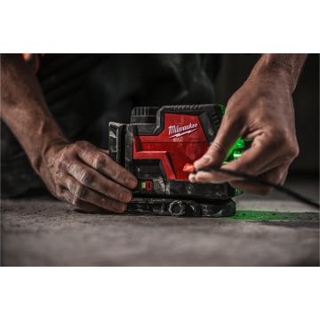 Аккумуляторный линейно-точечный лазерный нивелир Milwaukee M12 CLLP-0C Аккумуляторный линейно-точечный лазерный нивелир Milwaukee M12 CLLP-0C