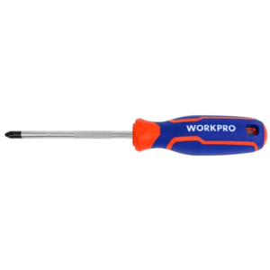Магнитная отвертка POZI 2К, PZ2X100, CR-V, WORKPRO Магнитная отвертка POZI 2К, PZ2X100, CR-V, WORKPRO