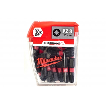 Насадка Milwaukee SHOCKWAVE (PZ3, 25 мм, 25 шт.) Насадка Milwaukee SHOCKWAVE (PZ3, 25 мм, 25 шт.)