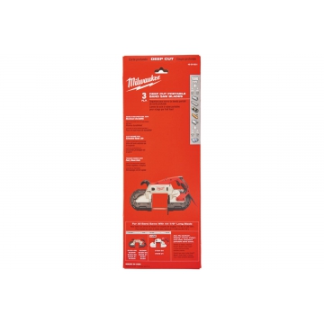 Полотно по металлу Milwaukee 48390521 Полотно по металлу (3 шт; 1140 мм; 18TPI) для ленточной пилы Milwaukee 48390521