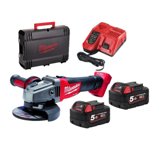 Аккумуляторная угловая шлифмашина Milwaukee M18 FSAG125XB-502X FUEL