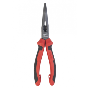 Длинногубцы изогнутые 45 град. LONG NOSE PLIER 205 мм, Milwaukee