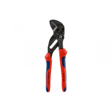 Переставные клещи - гаечный ключ KNIPEX 40 мм, 1 1/2, L-180 мм, серые, 2-к ручки KN-8602180