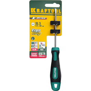 Отвёртка X-Drive SL3 x 80 мм Kraftool 250071-3.0-080 Отвёртка X-Drive SL3 x 80 мм Kraftool 250071-3.0-080