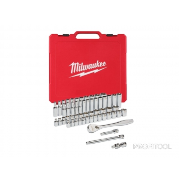 Набор метрический и дюймовых головок с трещоткой Milwaukee 3/8 Набор метрический и дюймовых головок с трещоткой Milwaukee 3/8
