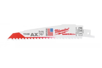 Полотно THE AX FANG TIP Milwaukee 48008021 Полотно THE AX FANG TIP по дереву с гвоздями и пластику (150х5 мм, 25 шт.) Milwaukee 48008021