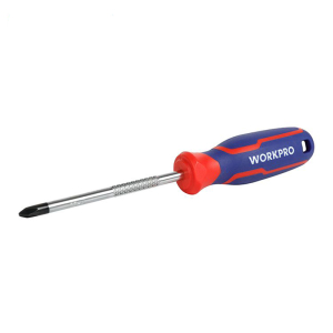 Магнитная отвертка крестовая 2К PH2x100 мм. CR-V, WORKPRO