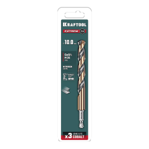 Сверло по металлу для винтовертов IMPACT READY, 10х133 мм. НЕХ-1/4, KRAFTOOL