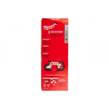 Полотно по металлу (3 шт; 1140 мм; 10/14TPI) для ленточной пилы Milwaukee 48390551