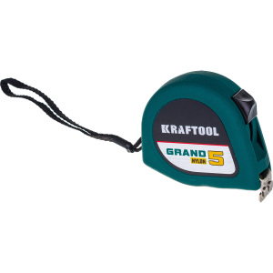 Рулетка Grand 5м х 19 мм, (34022-05-19), KRAFTOOL
