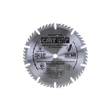 Диск пильный 254х2,5/1,8х15,87 Z=50 1FTG+4/20°ATB CMT Y256.050.10