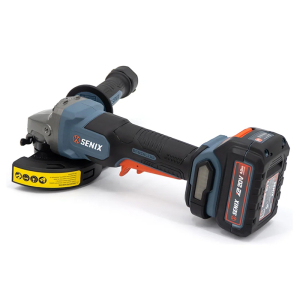 УШМ аккум. PAX2-M2-EU X2 20 В., 125 мм., 1АКБ, ЗУ, кейс, SENIX (подходят аккум-ры Bosch, Makita, DeWalt через переходник)