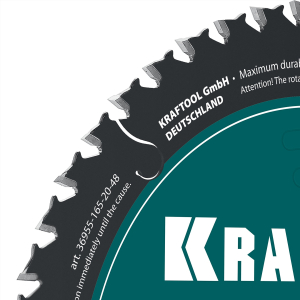 Диск пильный по дереву Slim wood cut 165х20х1.6 мм. 48Т, KRAFTOOL