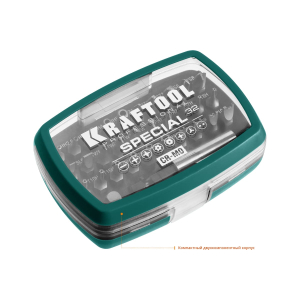 Набор бит специальных Special-32 с адаптером, (32 шт), KRAFTOOL