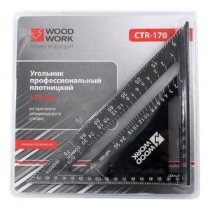 Угольник плотницкий 170 мм WOODWORK СTR-170