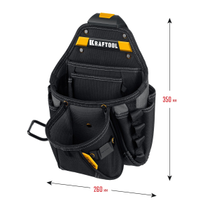 Сумка поясная FastClip, 27 карманов и петель KRAFTOOL KP-27 38773 Сумка поясная FastClip, 27 карманов и петель KRAFTOOL KP-27 38773