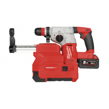 Аккумуляторный перфоратор с системой пылеудаления Milwaukee M18 CHXDE-502C FUEL