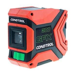 Нивелир лазерный GFX300, зеленый, 3 луча, CONDTROL