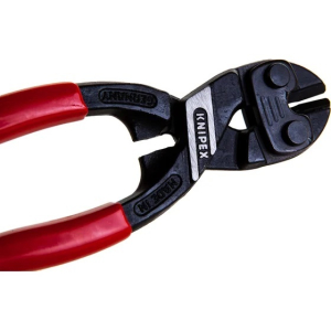 Болторез компактный с выемкой на кромках 200 мм. обливные ручки, Knipex KN-7131200