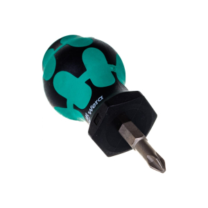 Отвёртка крестовая короткая 350 РН Stubby 2x25 мм, WERA