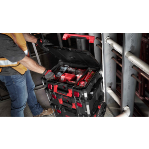 Набор кейсов PACKOUT (ящик на колесах+большой кейс+кейс), Milwaukee 4932464244