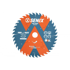 Диск пильный по дереву AECS-0004, 165х20 мм. 40Т, SENIX