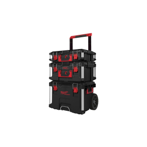 Набор кейсов PACKOUT (ящик на колесах+большой кейс+кейс), Milwaukee 4932464244