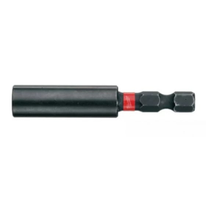 Держатель для бит магнитный с фиксатором Shockwave 60 мм. хвостовик HEX 1/4 Milwaukee 4932352406
