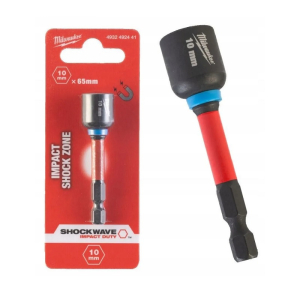 Бита Shockwave магнитная торцевая 10х65 мм, Milwaukee 4932492441 Бита Shockwave магнитная торцевая 10х65 мм, Milwaukee 4932492441