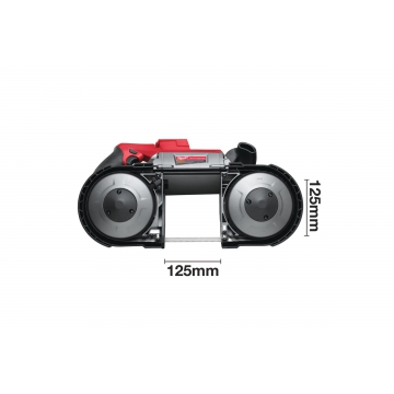 Аккумуляторная ленточная пила Milwaukee M18 CBS125-0 FUEL