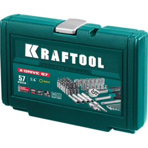 Набор инструмента универсальный X-drive 57, KRAFTOOL,27885-H57 Набор инструмента универсальный X-drive 57, KRAFTOOL,27885-H57