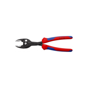 Клещи с фронтальным и боковым захватами TwinGrip 200 мм. зев 4-22 мм, Knipex