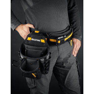 Сумка поясная FastClip, 27 карманов и петель KRAFTOOL KP-27 38773 Сумка поясная FastClip, 27 карманов и петель KRAFTOOL KP-27 38773