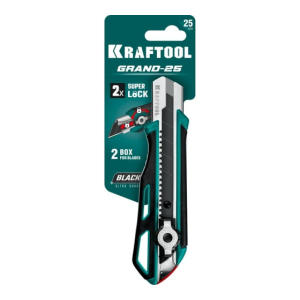 Нож с сегмент. лезвием Grand-25, 25 мм, KRAFTOOL, 09190