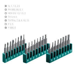Отвертка для точных работ Precision, 28 предметов, KRAFTOOL