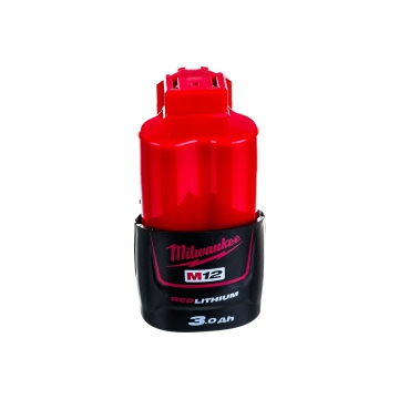 Аккумулятор M12 B3, Li-Ion, 3Ач Milwaukee Аккумулятор M12 B3, Li-Ion, 3Ач Milwaukee