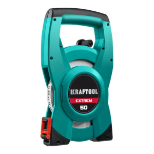 Рулетка геодезическая стальная 50м KRAFTOOL EXTREM 34185-50