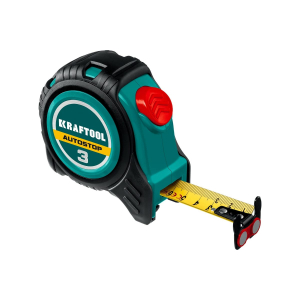 Рулетка профессиональная с автостопом, AutoStop 3м х 16мм, (3412-3-16), KRAFTOOL