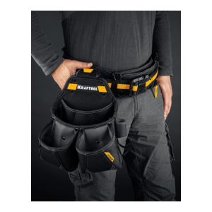 Сумка поясная FastClip, 15 карманов и петель KRAFTOOL KP-15 38771 Сумка поясная FastClip, 15 карманов и петель KRAFTOOL KP-15 38771