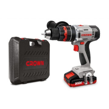 Аккумуляторная ударная дрель-шуруповерт Crown CT21075HMX-2 BMC Аккумуляторная ударная дрель-шуруповерт Crown CT21075HMX-2 BMC
